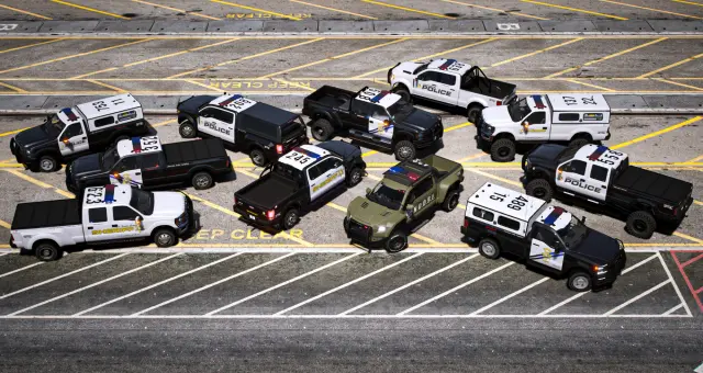 FiveM Lore Friendly Police Pickup Pack | Non-ELS Vapid Fleet | Tebex