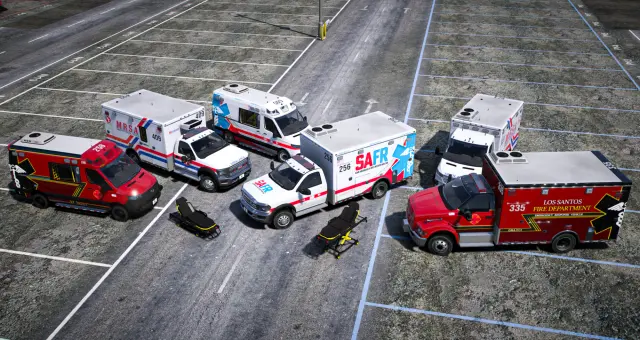 ONX FiveM Lore Friendly Ambulance Pack | Animated Gurney Bundle
