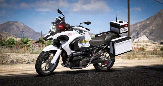 Ubermacht Kandra | Non-ELS Lore Friendly Police Motorcycle FiveM | Tebex