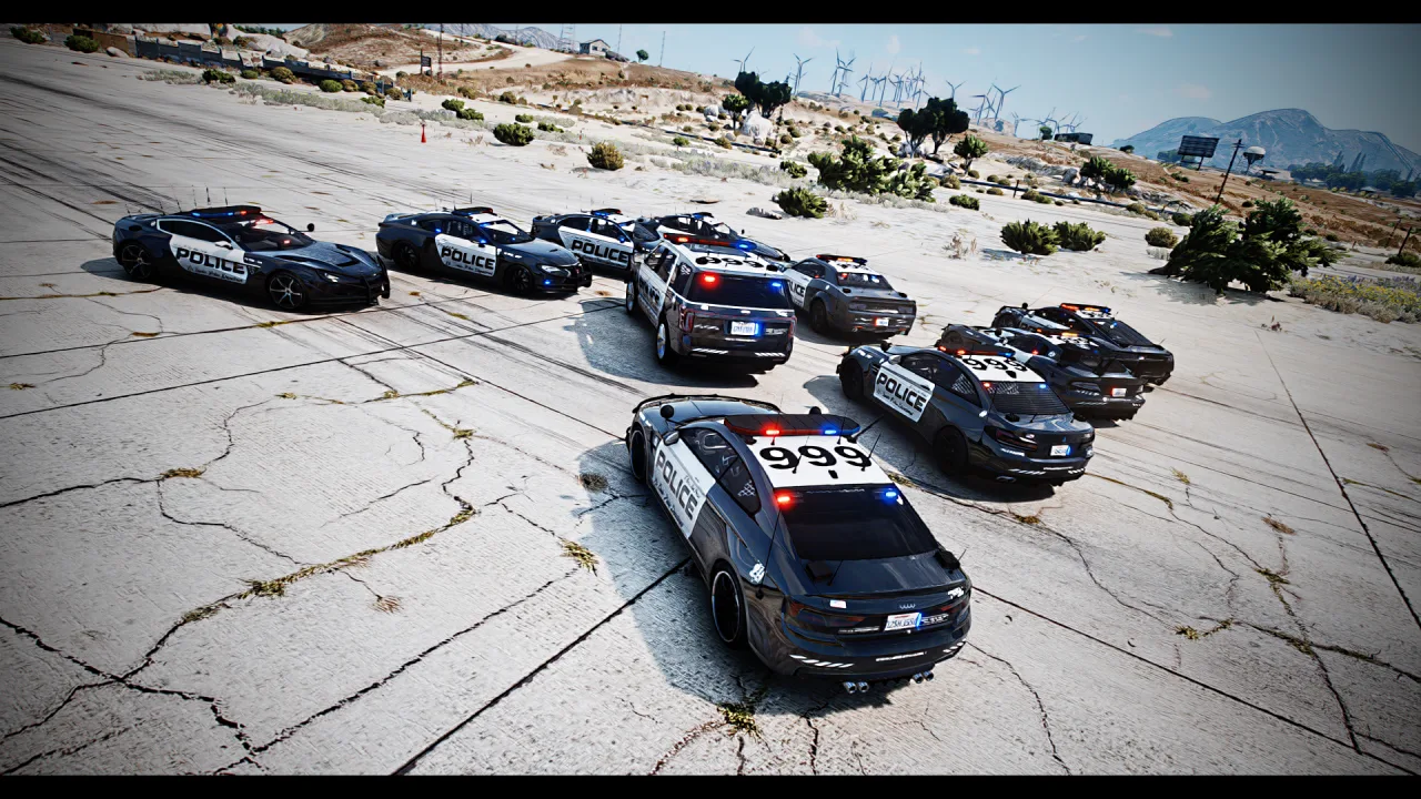 Police Lore Friendly Vehicles Pack | 10 Cars + 1,450 Parts | Tebex