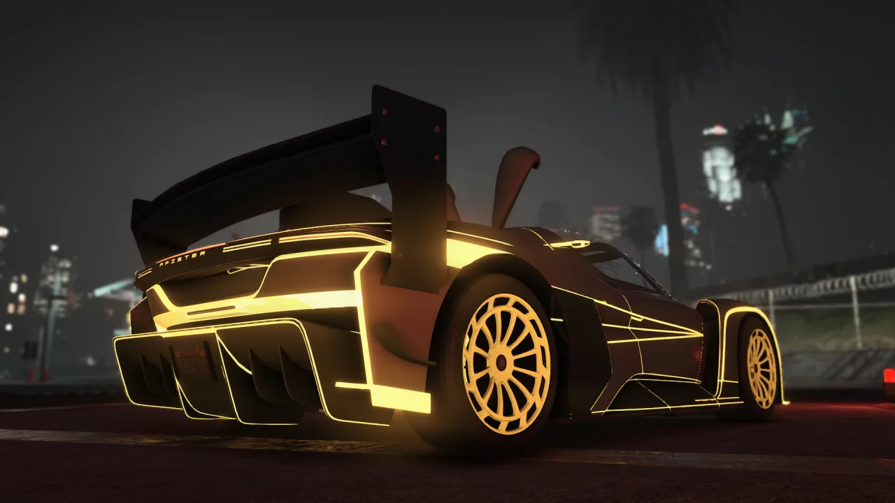 Pfister Xtreme SFI Neon Car for FiveM | 6 Seater