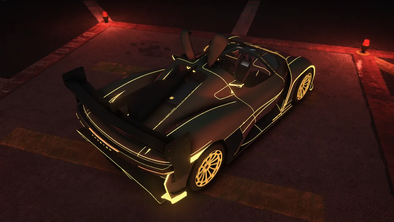 Pfister Xtreme SFI Neon Car for FiveM | 6 Seater