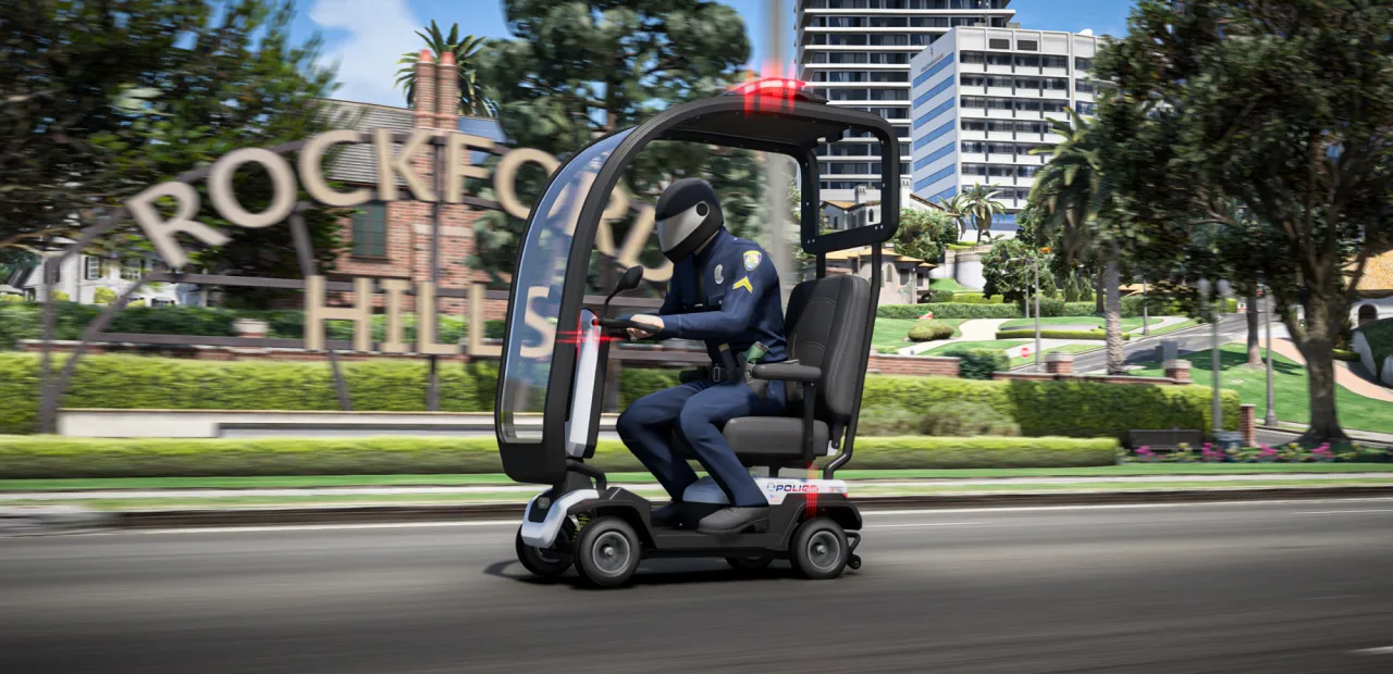 FiveM Police Mobility Scooter | Maibatsu Sunsetter Patrol Unit | Tebex