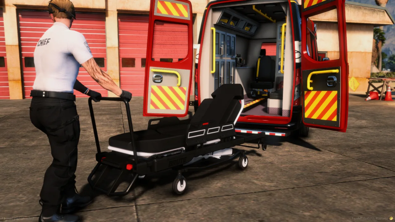 ONX EjectoLift NX | Animated FiveM EMS Gurney Vehicle | Tebex