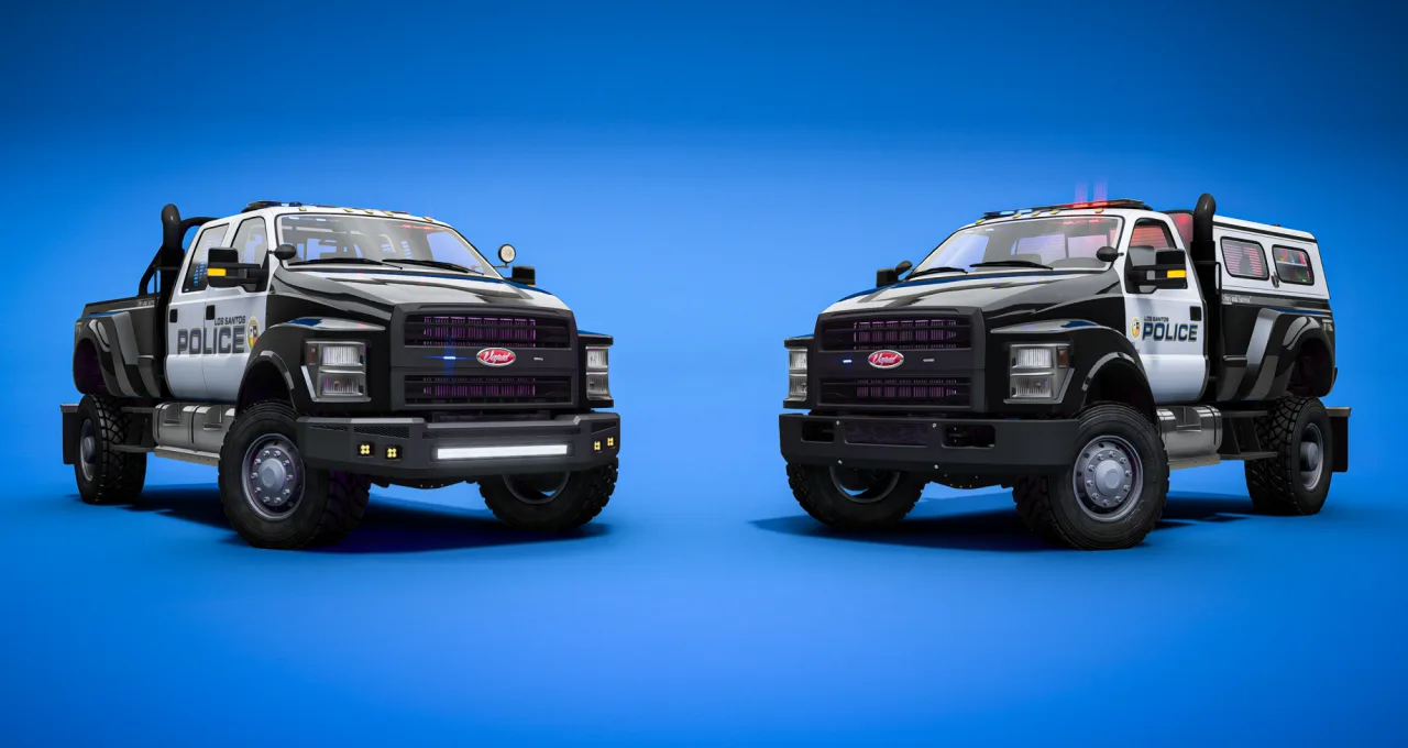 FiveM Lore Friendly Police Pickup Pack | Non-ELS Vapid Fleet | Tebex
