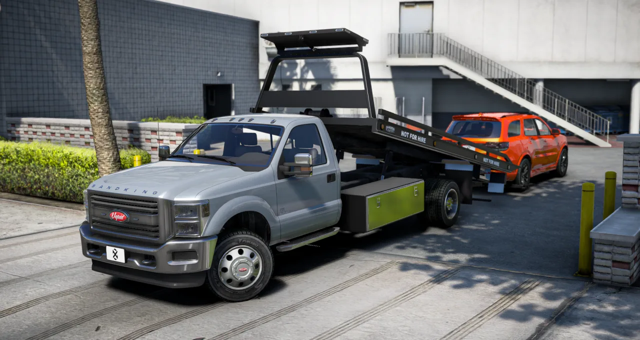 Vapid Sandking D155 | FiveM Rollback Tow Truck | 2 Models | Tebex