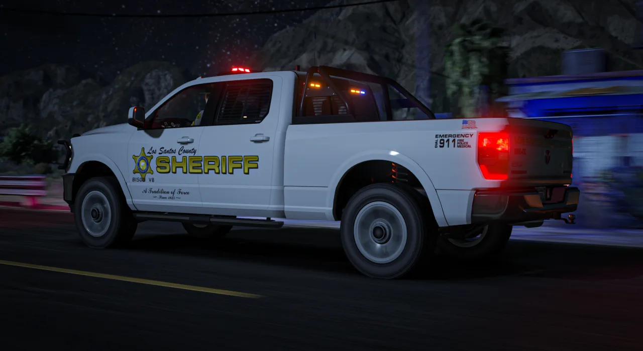 Bravado Bison 35XD | Lore-Friendly Police SUV | Non-ELS FiveM | Tebex
