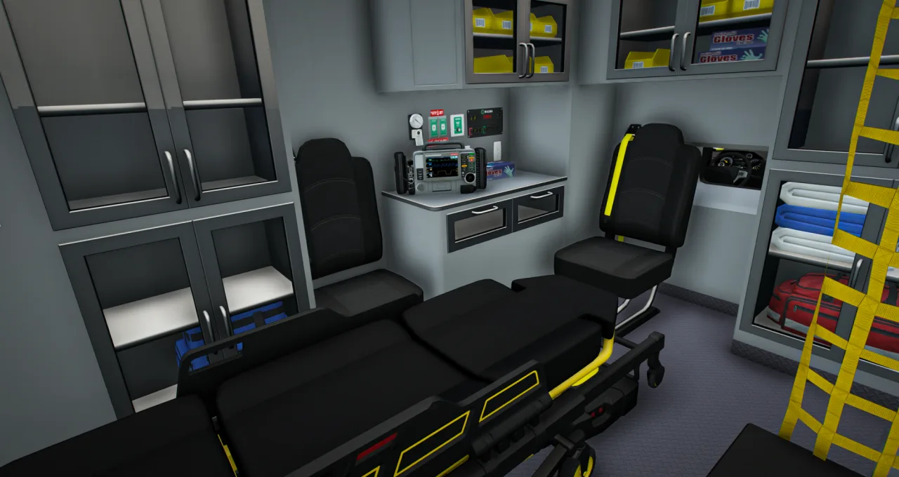ONX Type 1 Ambulances + Animated EMS Gurney | Lore Friendly FiveM | Tebex