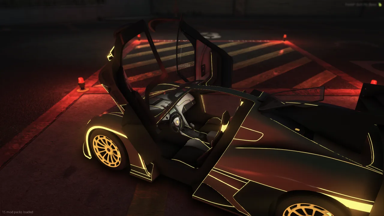 Pfister Xtreme SFI Neon Car for FiveM | 6 Seater