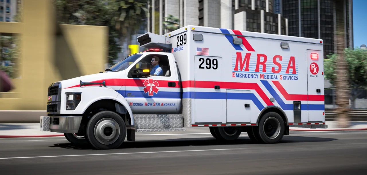 Vapid Yankee Ambulance | Non-ELS 8-Seater | Lore Friendly FiveM | Tebex