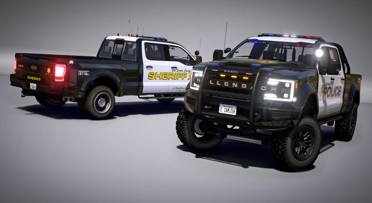 FiveM Lore Friendly Police Pickup Pack | Non-ELS Vapid Fleet | Tebex
