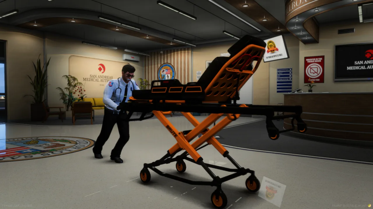ONX EjectoLift NX | Animated FiveM EMS Gurney Vehicle | Tebex