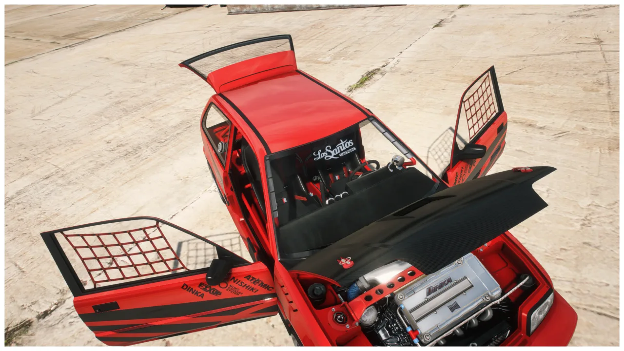 Dinka Blista Hatchback | Addon Sound | 215 Tuning Parts | Liveries | Scratch Made | Tebex