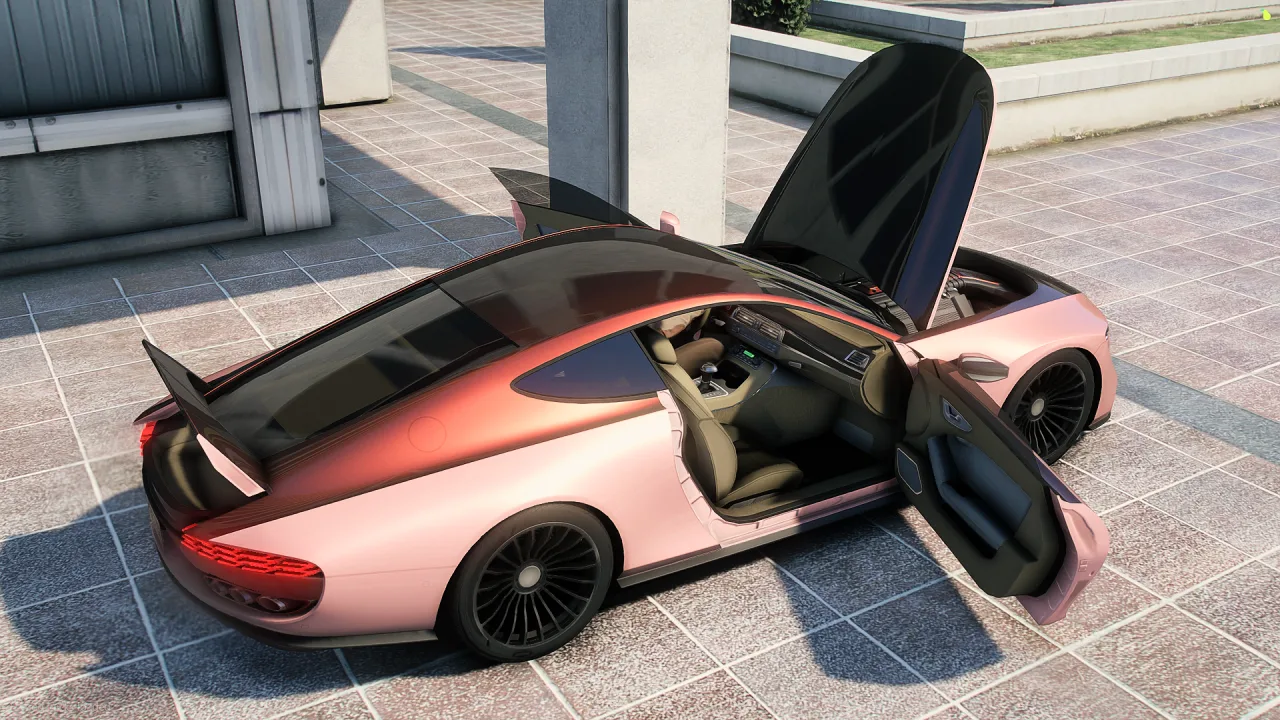 Bancoa Rowse FiveM Sports Car | 6 Seater, Addon Sound