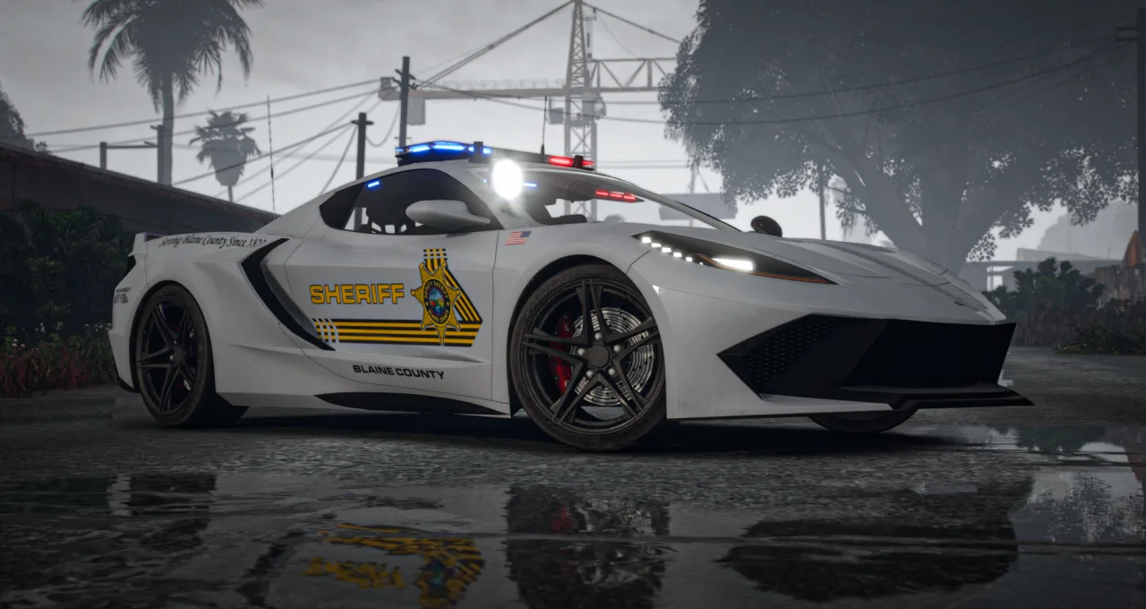 ONX Coquette D10 | FiveM Non-ELS Police Interceptor | 200+ Parts | Tebex