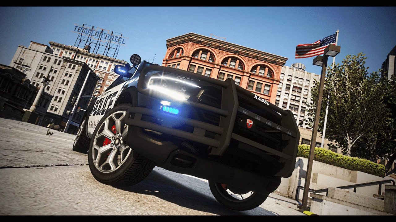 Bravado Bison XL LEO | Law Enforcement Pickup Truck for FiveM