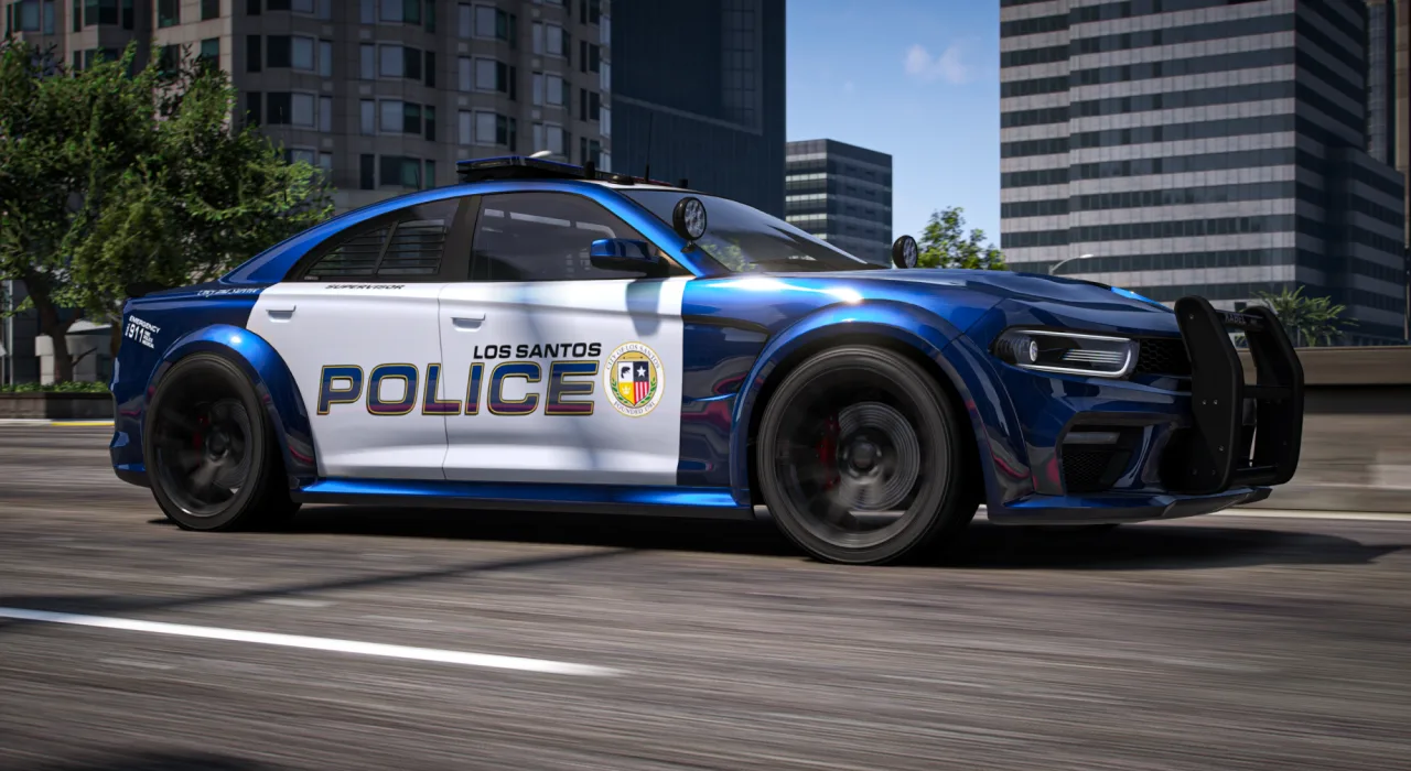 Bravado Buffalo Hellfire Police | Non-ELS | FiveM