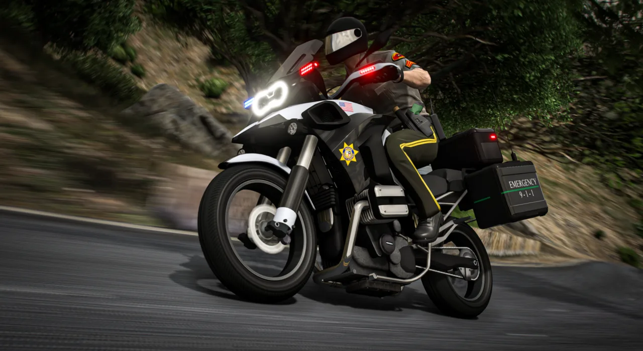 Ubermacht Kandra | Non-ELS Lore Friendly Police Motorcycle FiveM | Tebex