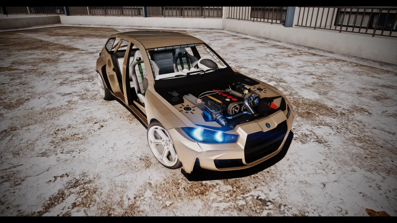 Ubermacht Sentinel GTW RAMPAGE Widebody | Addon Sound | 70 Tuning Parts | Vanilla Edit | Tebex