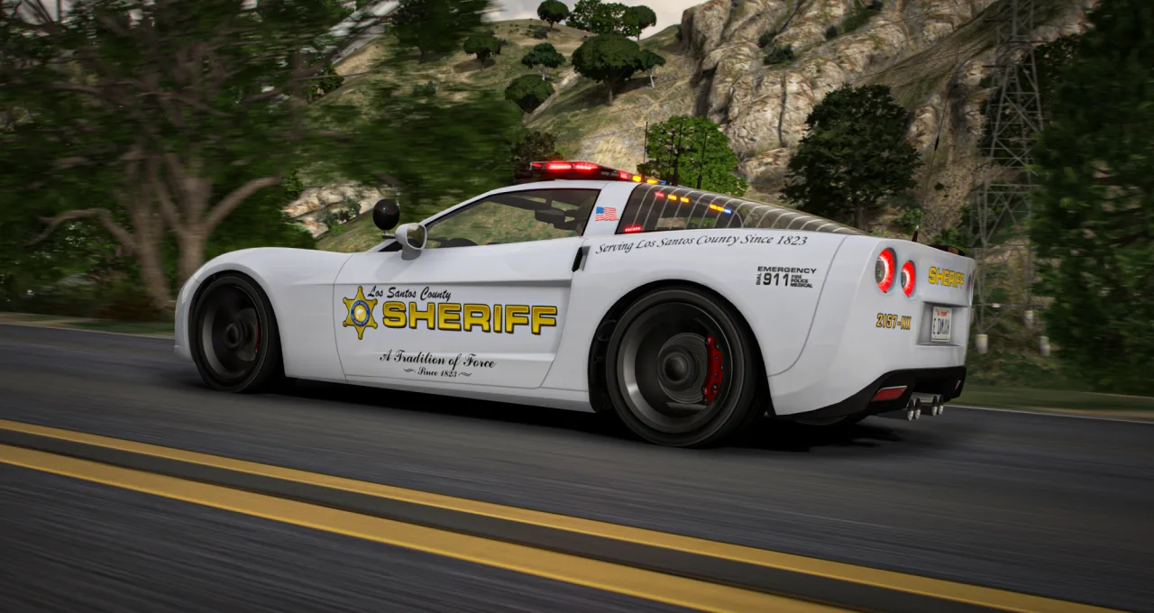 Coquette D5 FiveM Non-ELS Police Interceptor