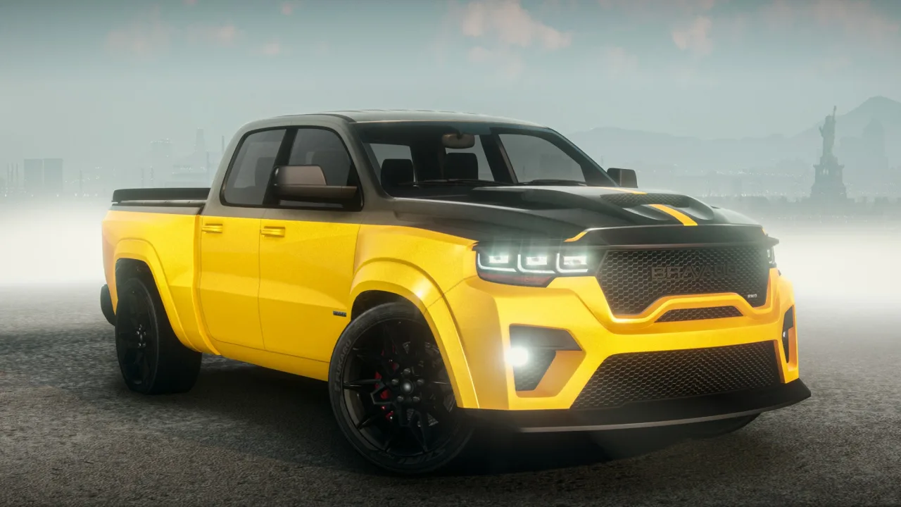 Bravado Bison 1500 Hellhornet FiveM Truck | 6 Seater