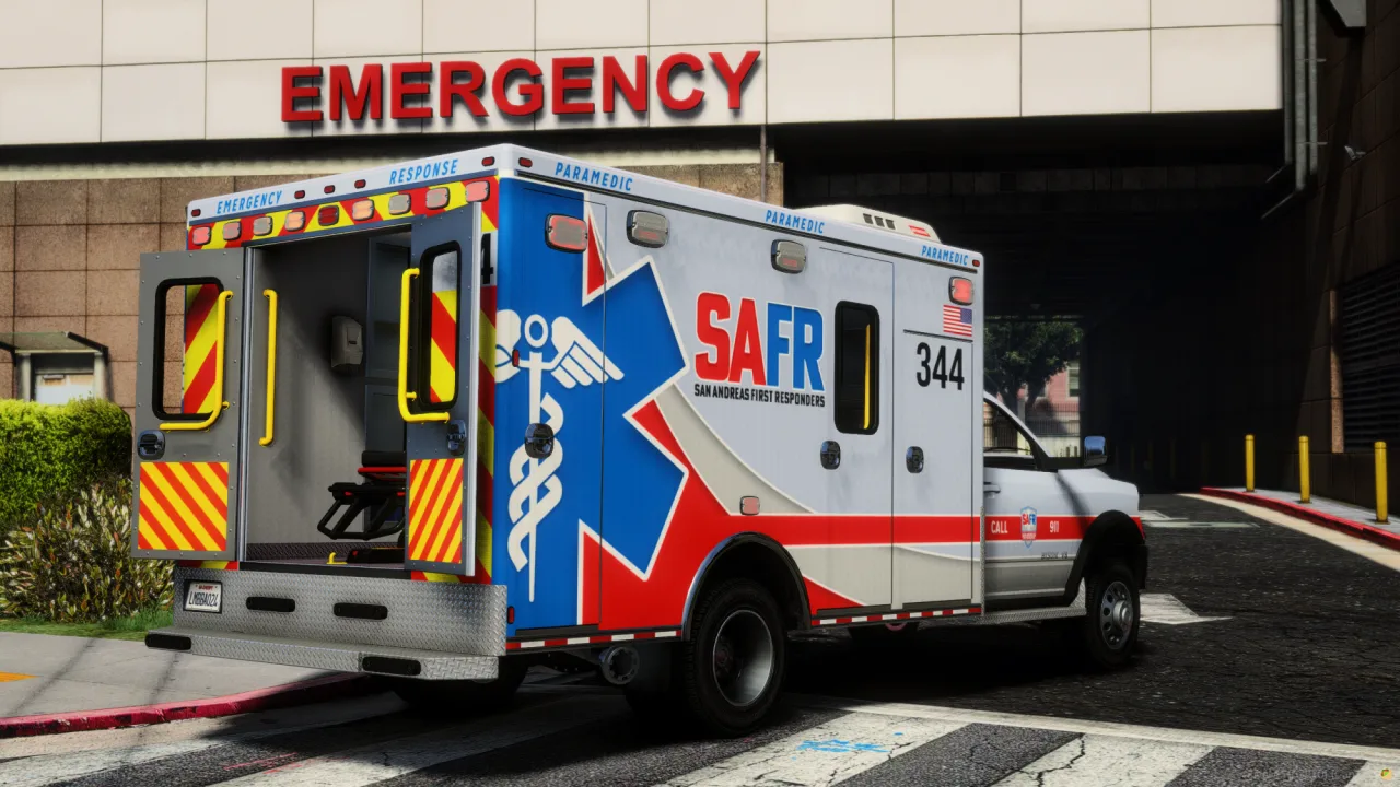 FiveM Lore Friendly Ambulance | Bravado Bison | Non-ELS EMS | Tebex