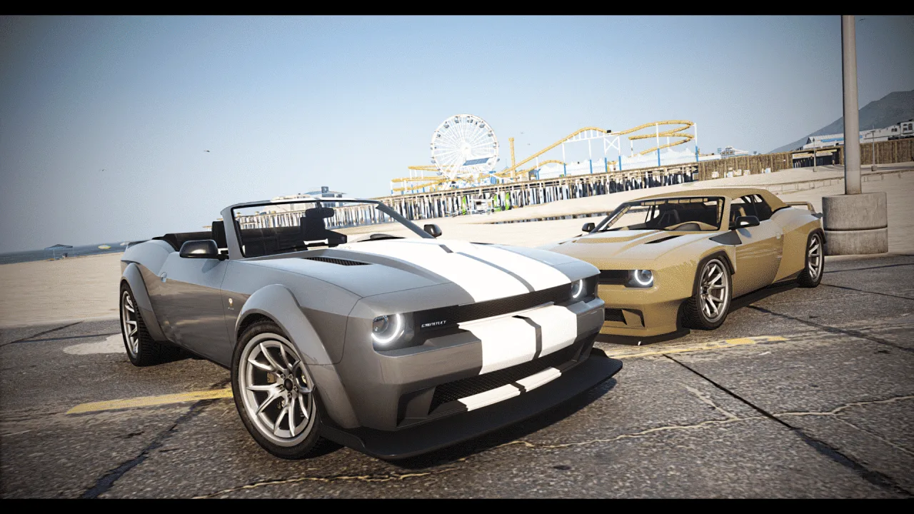 Bravado Gauntlet Hellfire Drop Pack | Convertible Muscle Car Collection for FiveM
