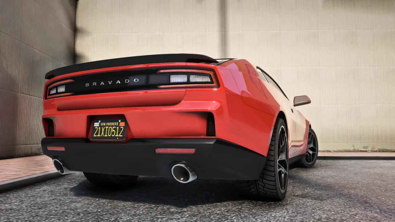 Bravado Buffalo A/C FiveM Car | 6 Seater, Addon Sound