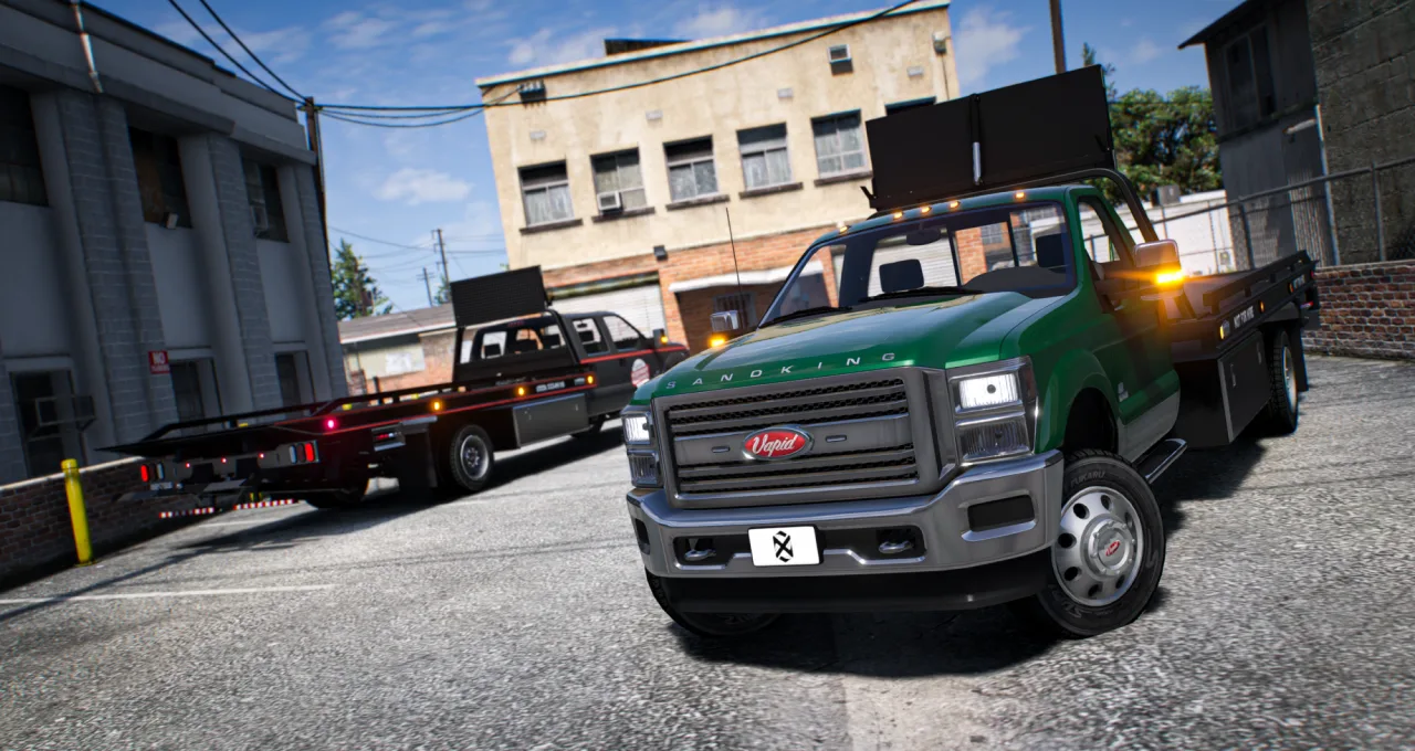 Vapid Sandking D155 | FiveM Rollback Tow Truck | 2 Models | Tebex