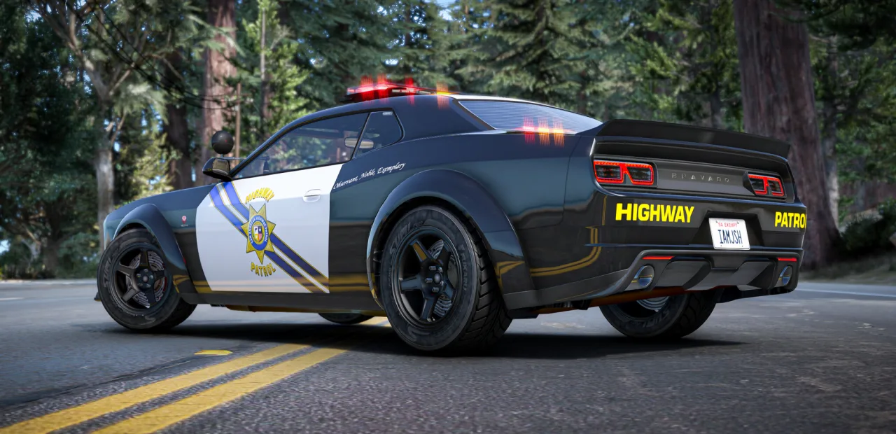 ONX Bravado Gauntlet Hellfire | Non-ELS Police Vehicle | FiveM | Tebex