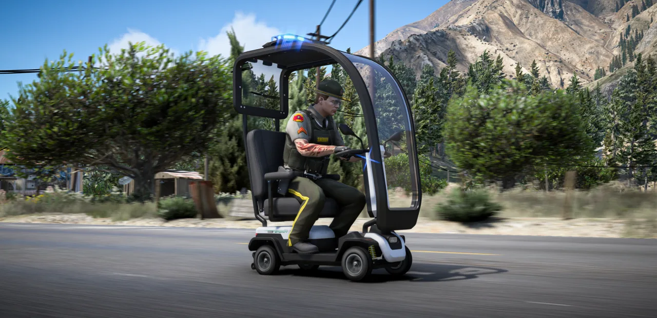 FiveM Police Mobility Scooter | Maibatsu Sunsetter Patrol Unit | Tebex