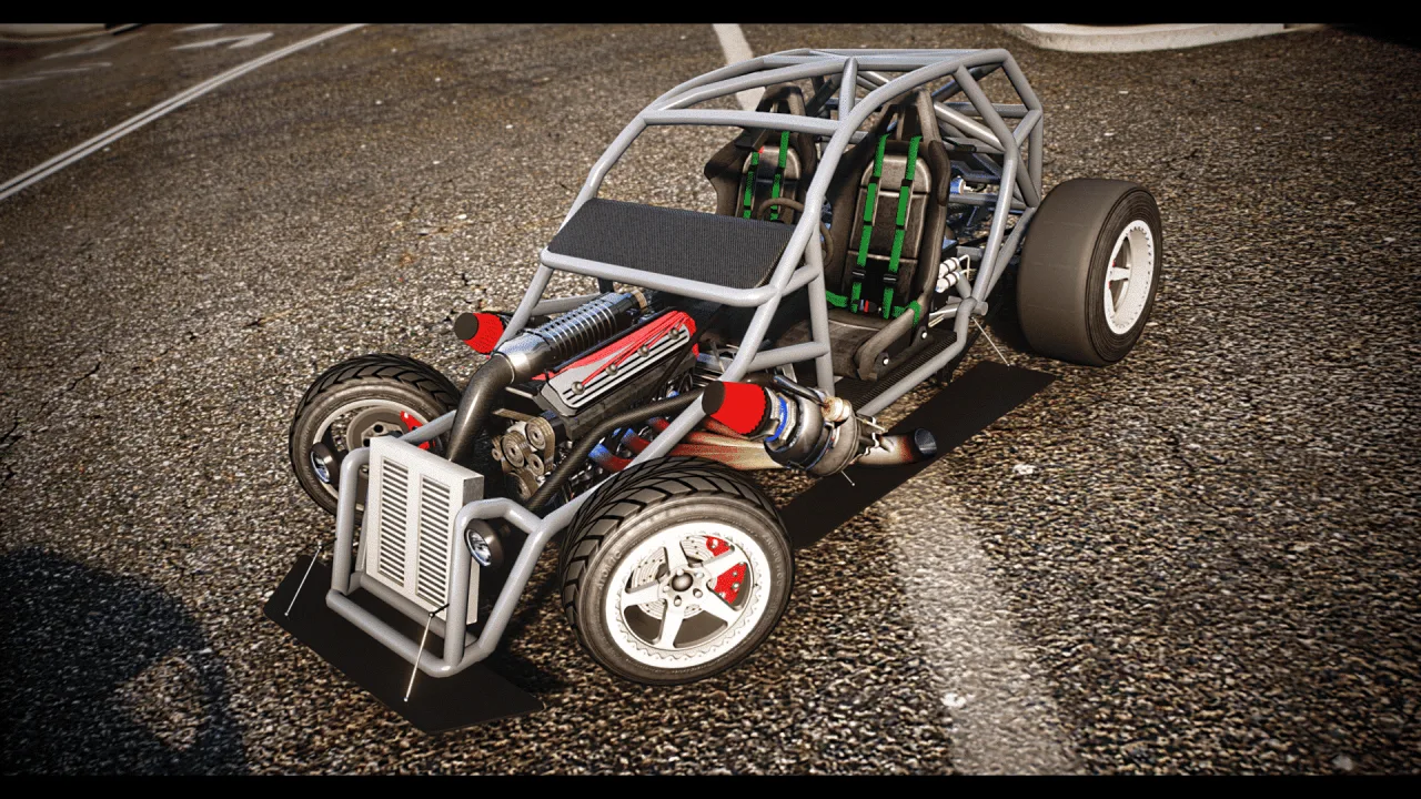 Benefactor Panto Drag | Micro Drag Racer for FiveM