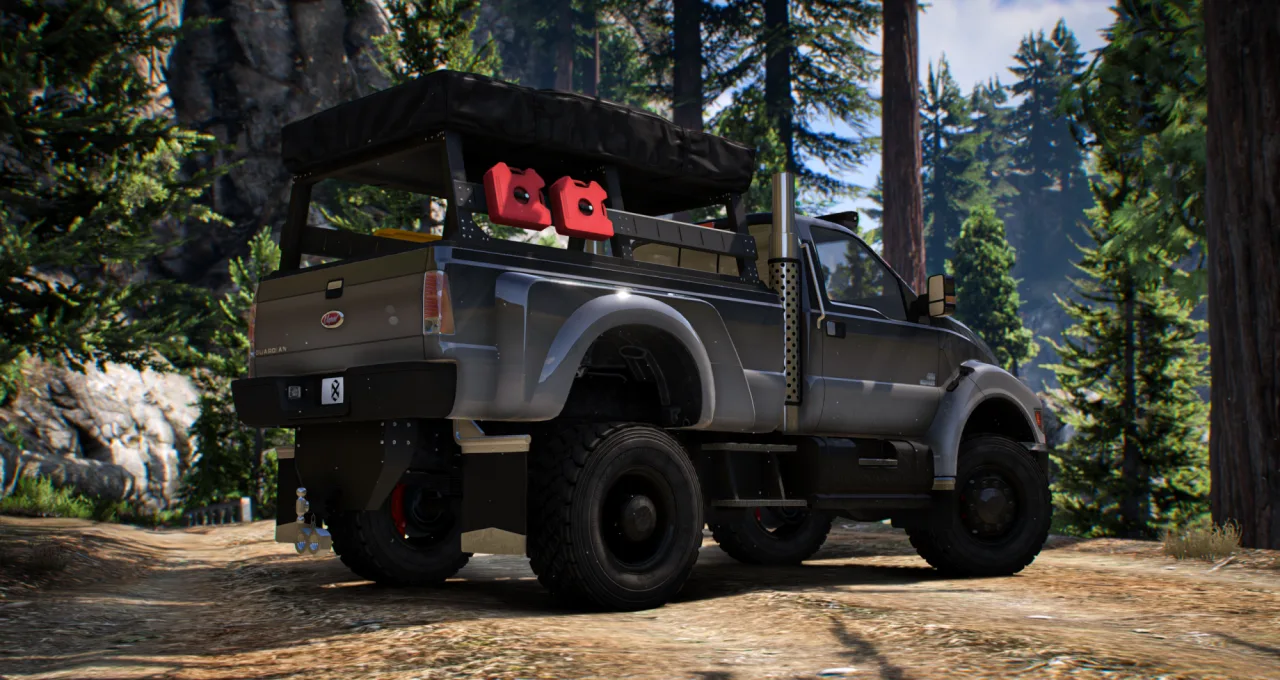 Vapid Guardian | FiveM Lore Friendly Lifted Truck | 91 Parts | Tebex