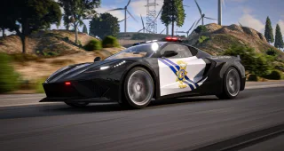 ONX Coquette D10 | FiveM Non-ELS Police Interceptor | 200+ Parts photo 1