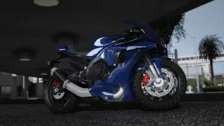 Nagasaki YFT-X1 | Scratch Made Sports Bike | Livery Mapping photo 9