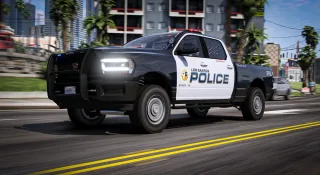 Bravado Bison 35XD | Lore-Friendly Police SUV | Non-ELS FiveM photo 1