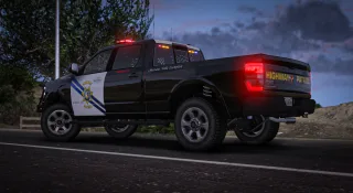 Bravado Bison 35XD | Lore-Friendly Police SUV | Non-ELS FiveM photo 3