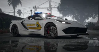ONX Coquette D10 | FiveM Non-ELS Police Interceptor | 200+ Parts photo 4