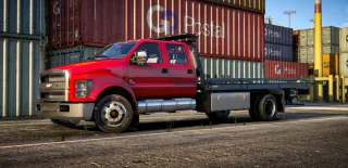Vapid Yankee C130 Rollback Tow Truck Pack | Animated Bed FiveM photo 4