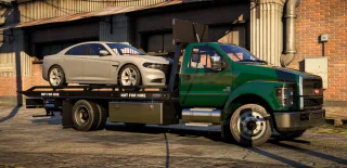 Vapid Yankee C130 Rollback Tow Truck Pack | Animated Bed FiveM photo 3
