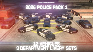 FiveM Police Car Pack | 12 Scratch Made Units | LSPD, BCSO, SAHP photo 1
