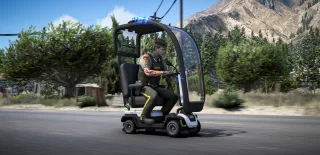 FiveM Police Mobility Scooter | Maibatsu Sunsetter Patrol Unit photo 3